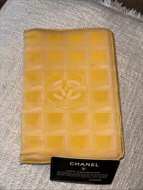 Chanel Yellow Travel Line 7” Agenda